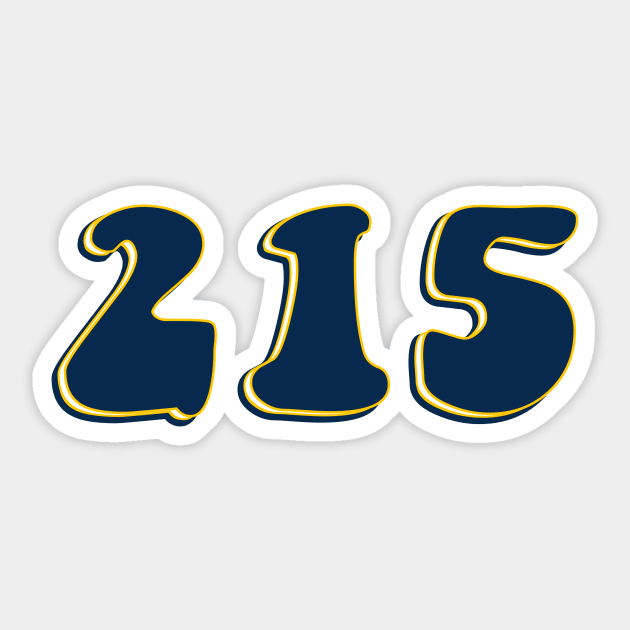 215 Drexel Sticker Sticker by AashviPatel